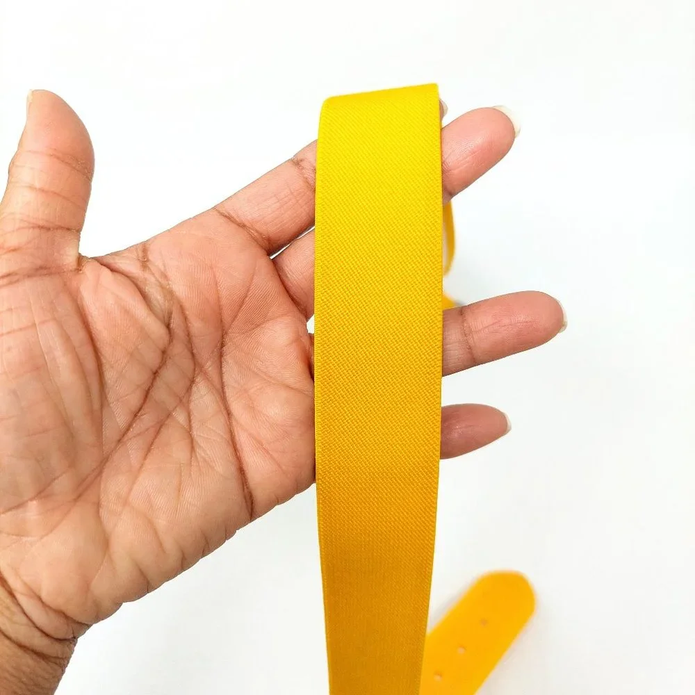 Yellow Adjustable Stretchy Adidas Kids Belt